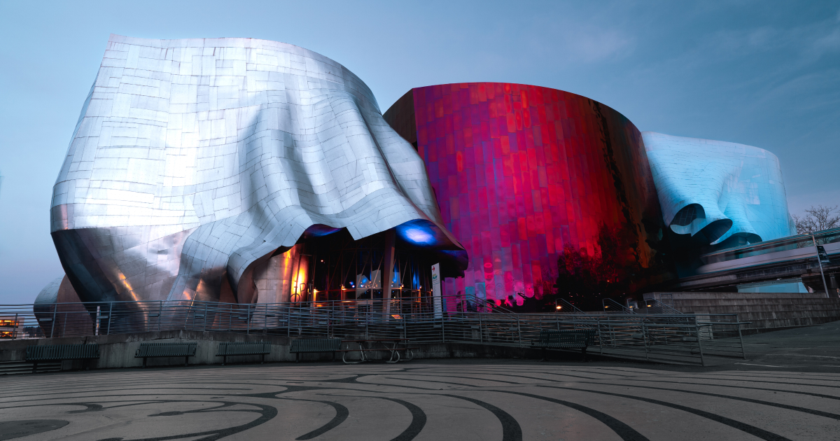 Museum of Pop Culture MoPOP Seattle Frank Gehry